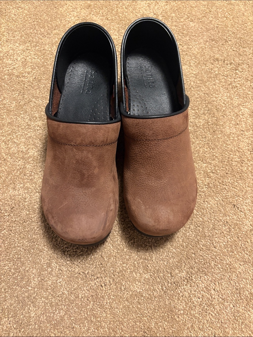 Women’s Brown Slip-On Clog Shoes